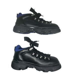 Burberry Leather Trek Ankle Hiking Boots - Men’s